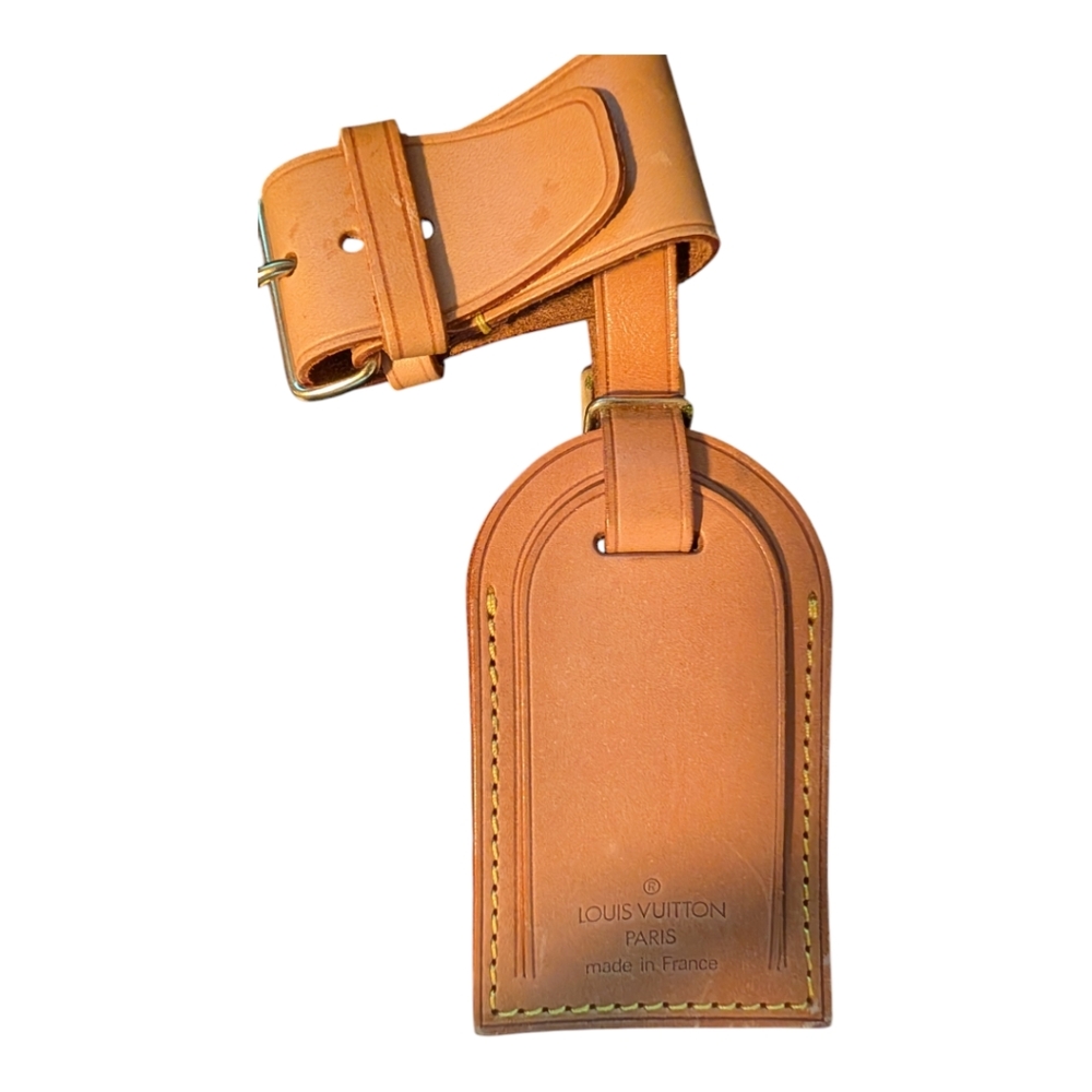 Authentic Louis Vuitton Luggage Tag